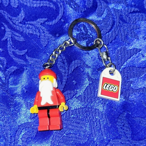 🎅 LEGO Santa Minifigure Keychain - Cute Stocking Stuffer!! 🎄🎁 - Picture 2 of 12